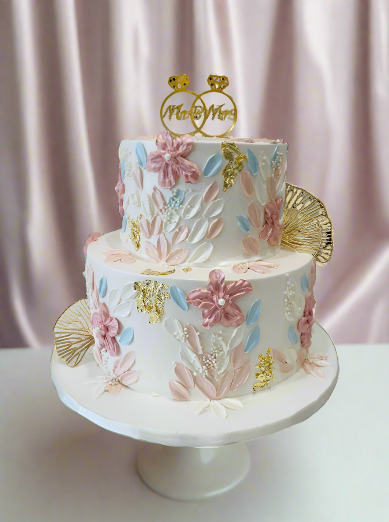 Renne Cream Tiered Cake