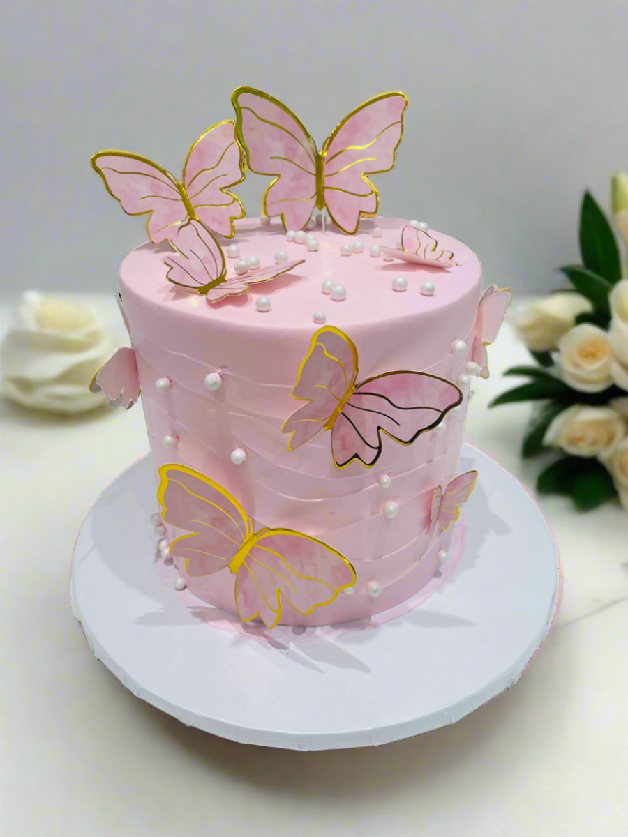 Eloise Pink Butterfly Cake