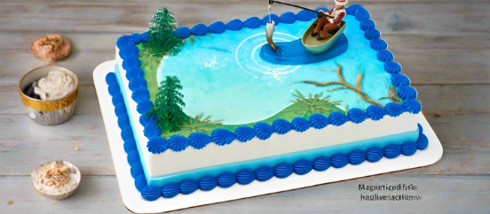 Fisherman With Action Fish Cake