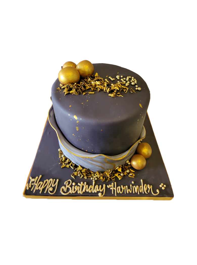Harry Gold Ruffle Cake