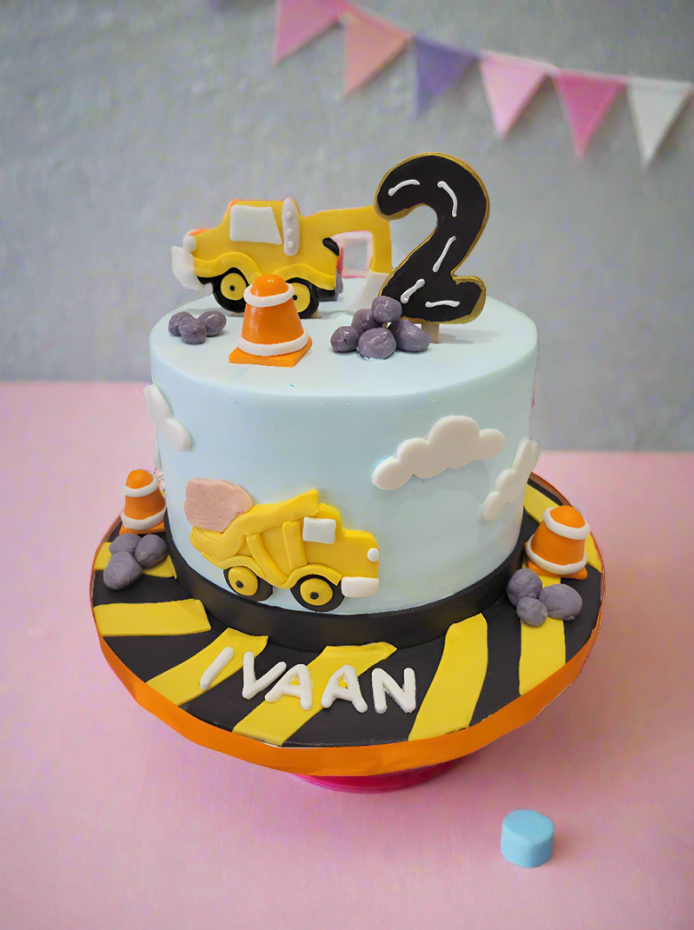 Ivaan Construction Cream Cream Cake