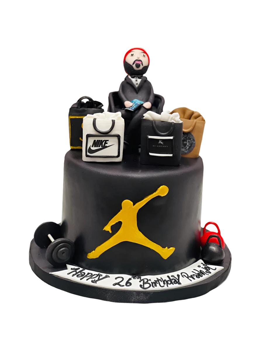 Jordan Themed Fondant Cake