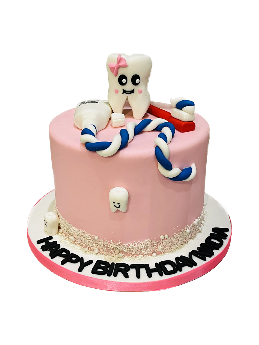 Nadia Dental Fondant Cake