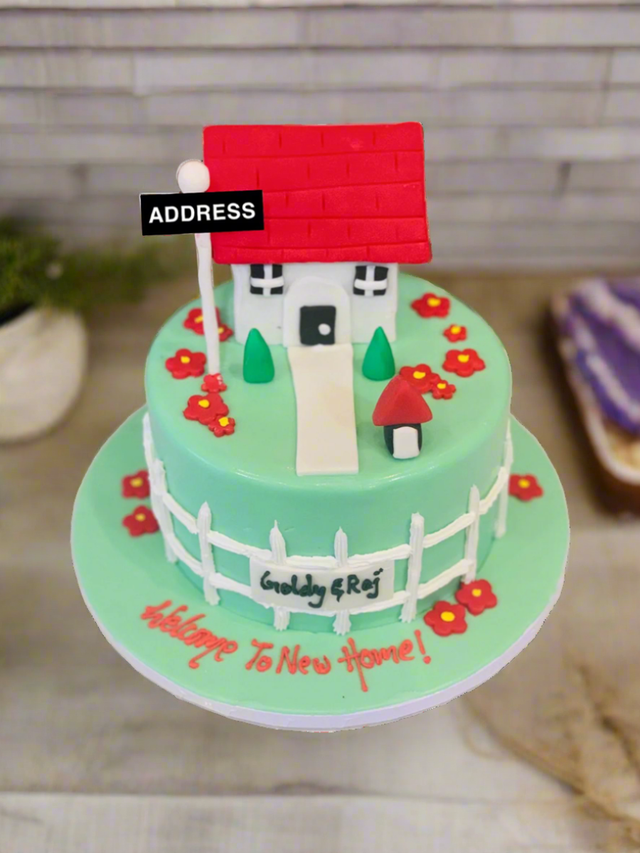 New House Fondant Cake