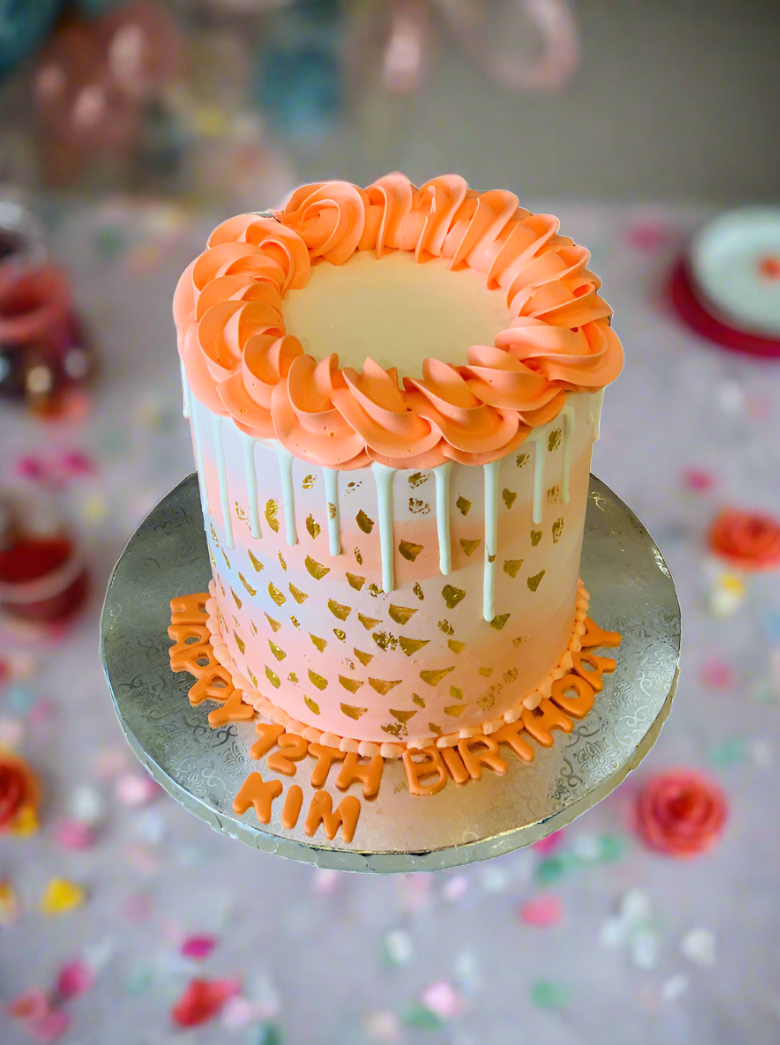 Peach Drizzle Cake