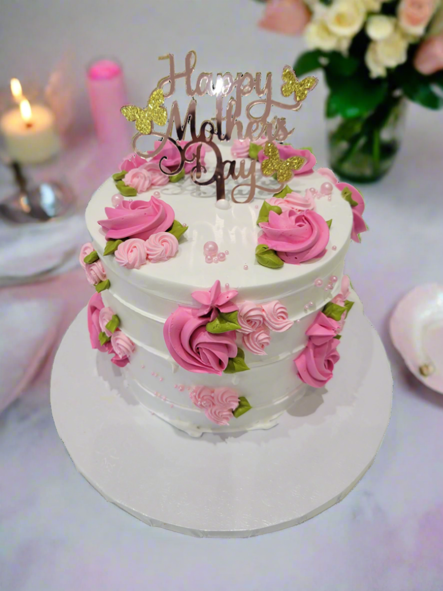 Pink Blossom Mother's Day Cake