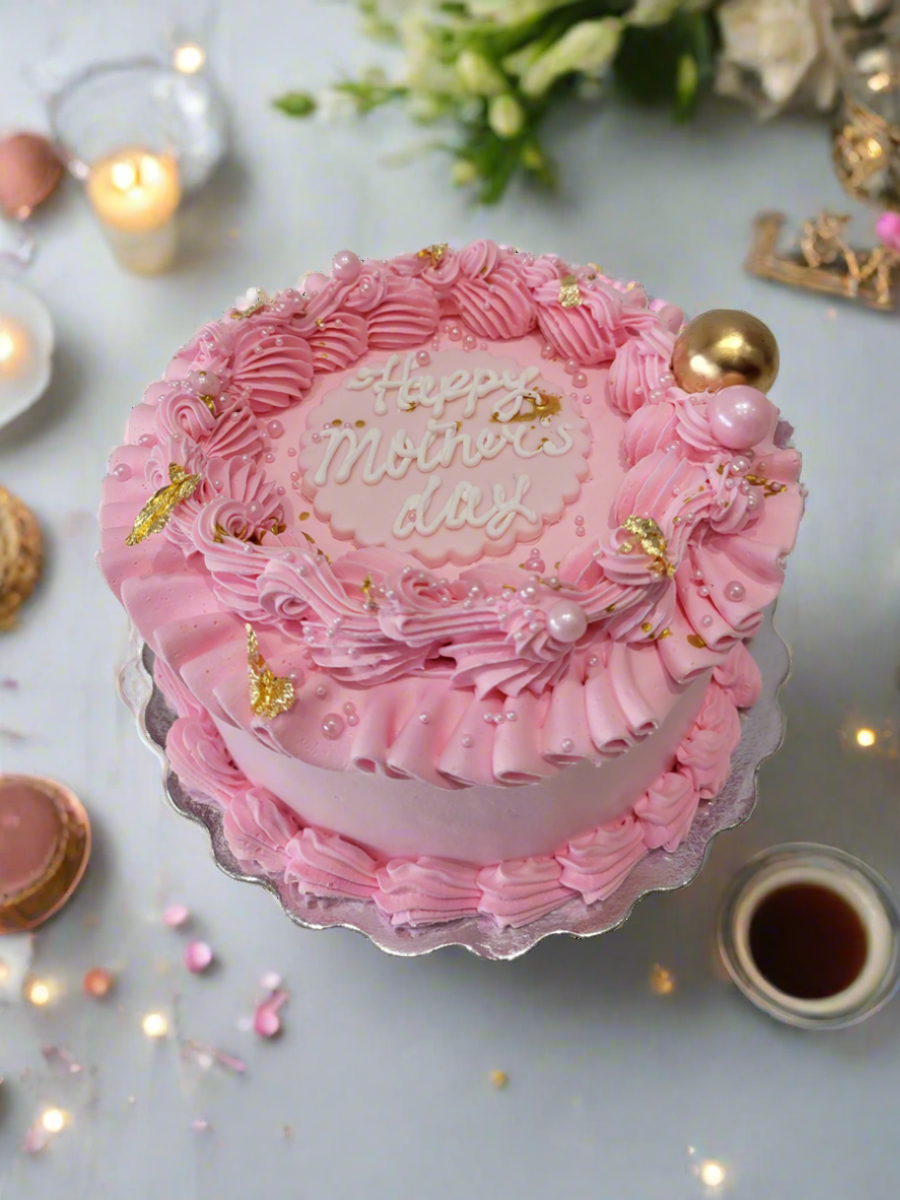 Pink Mother’s Day Cake