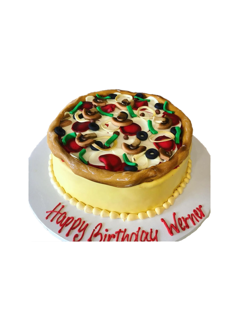 Pizza Fondant Cake