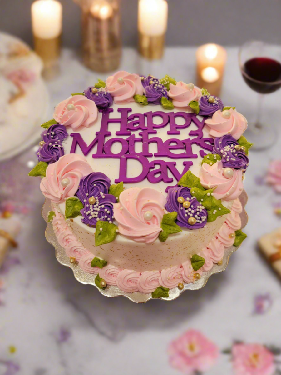 Purple Mother’s Day Cake