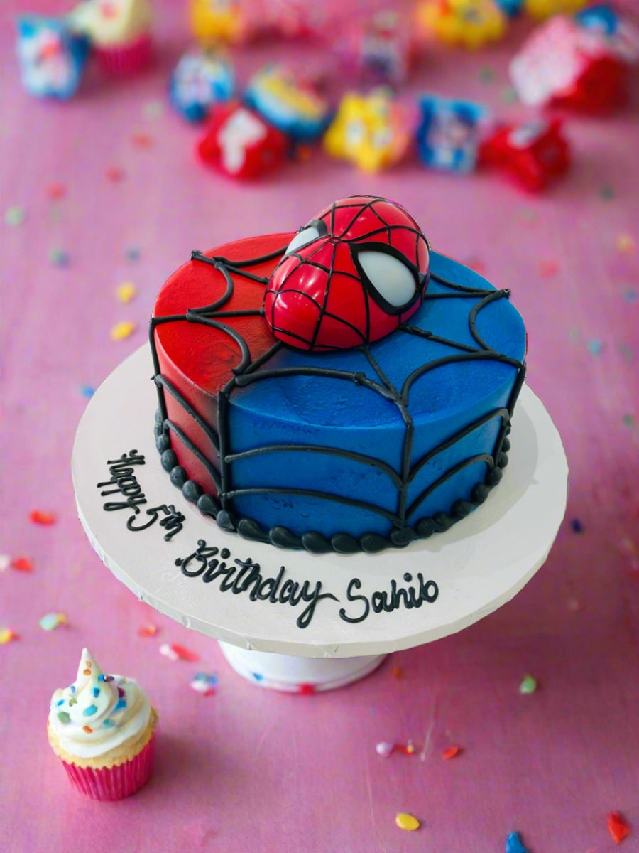 Sahib Spiderman Light up Cake