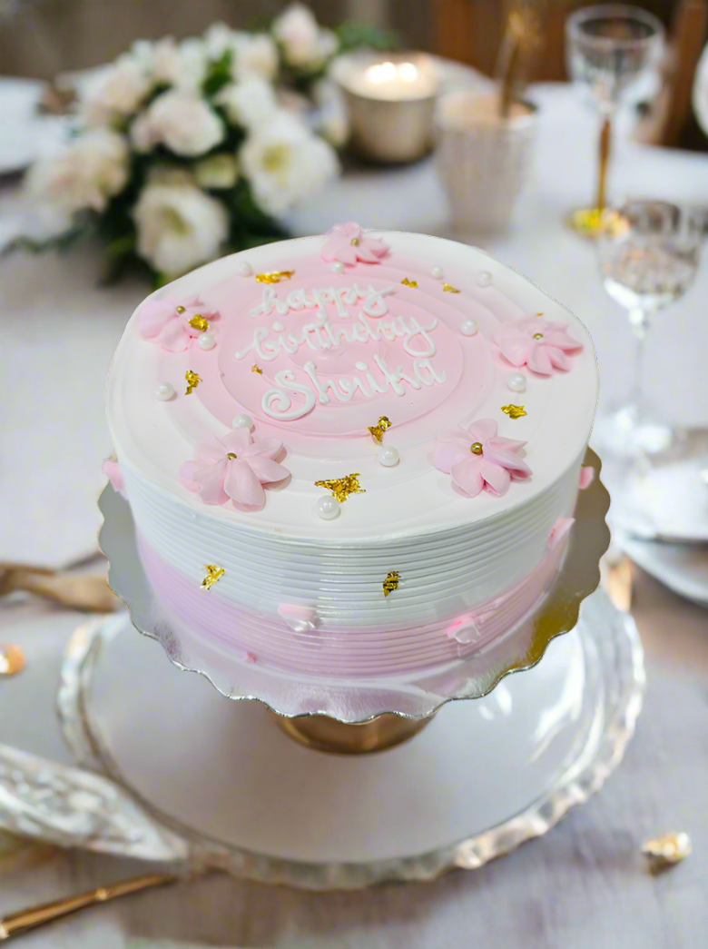 Sarika Pink Blossom Cake