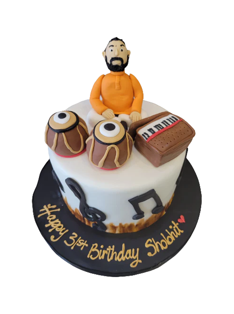 Shobhit Music Fondant Cake