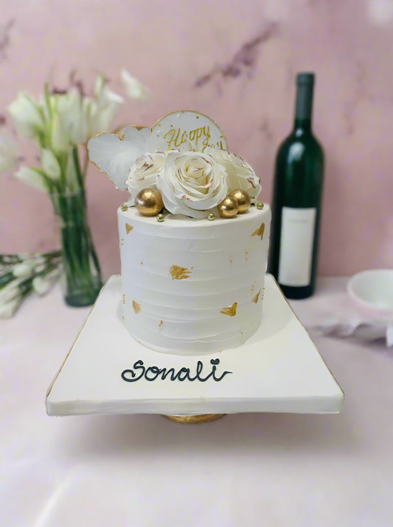 Sonali Ivory Cream Cake