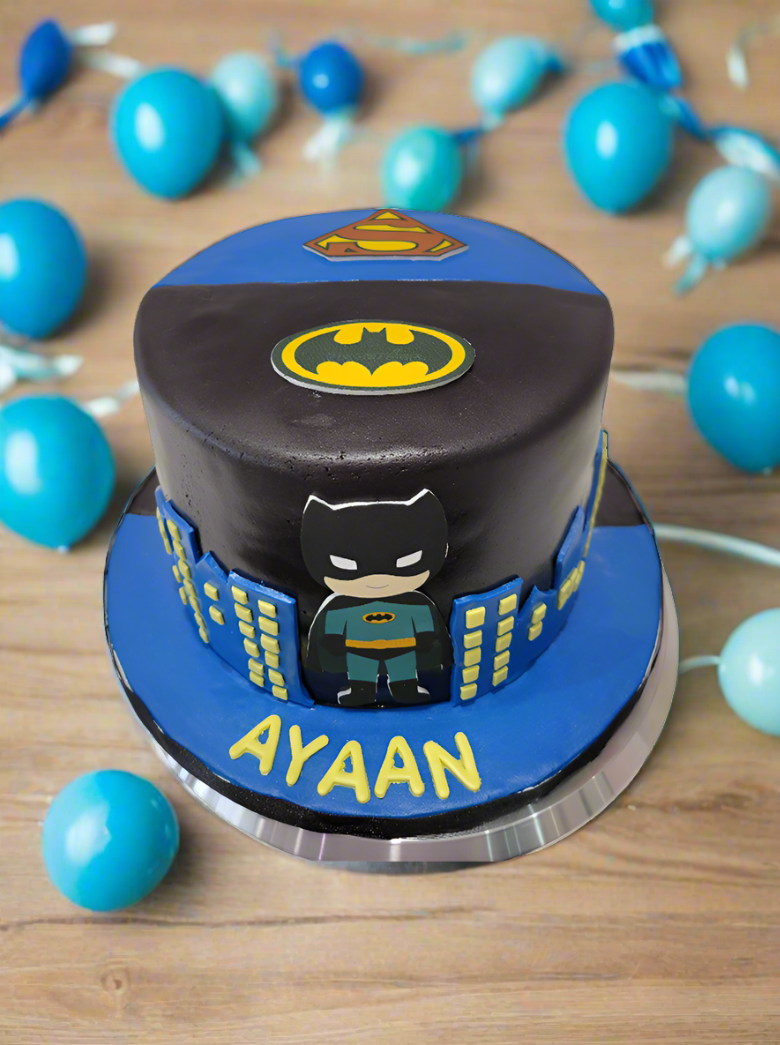Superhero Split Cake