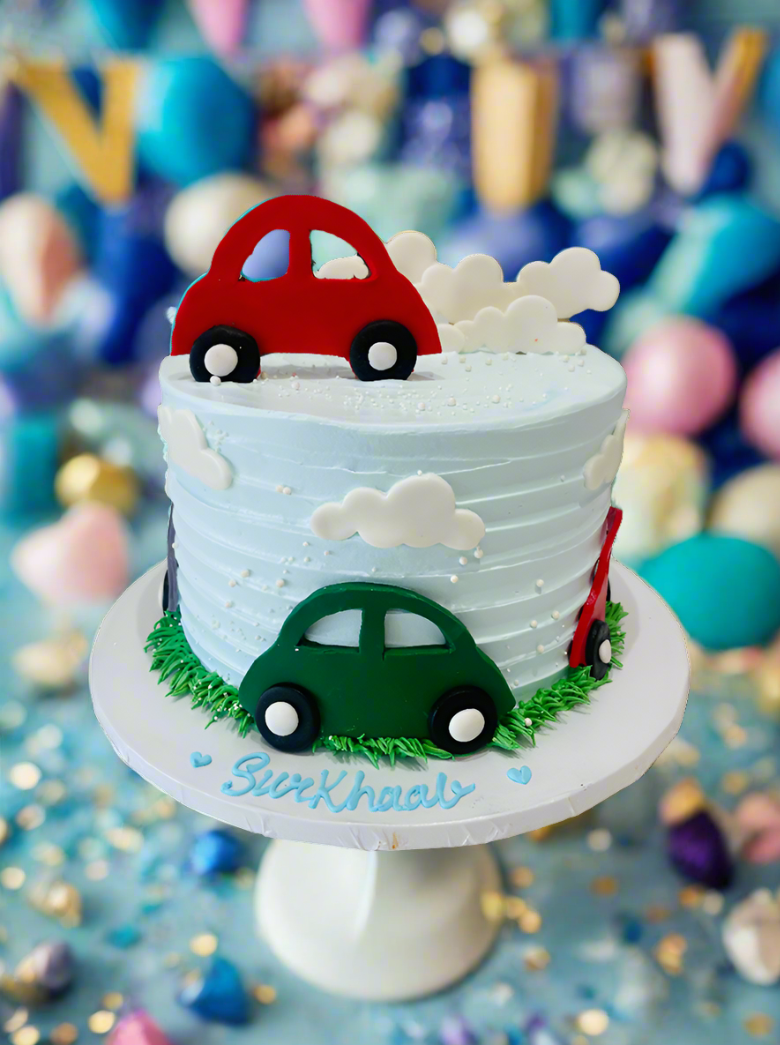 Surkhaab Car Cream Cake