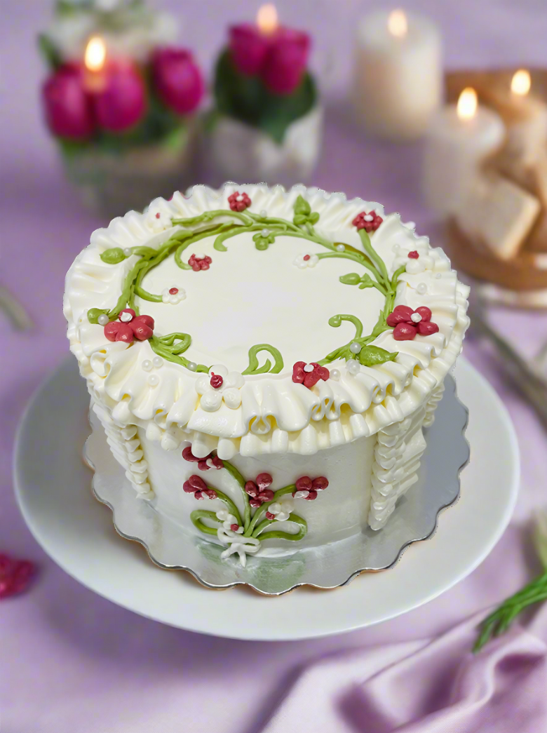 Vintage Frill Cake