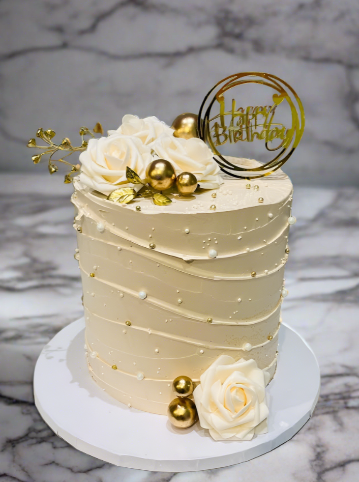 Amisha Ivory Birthday Cake