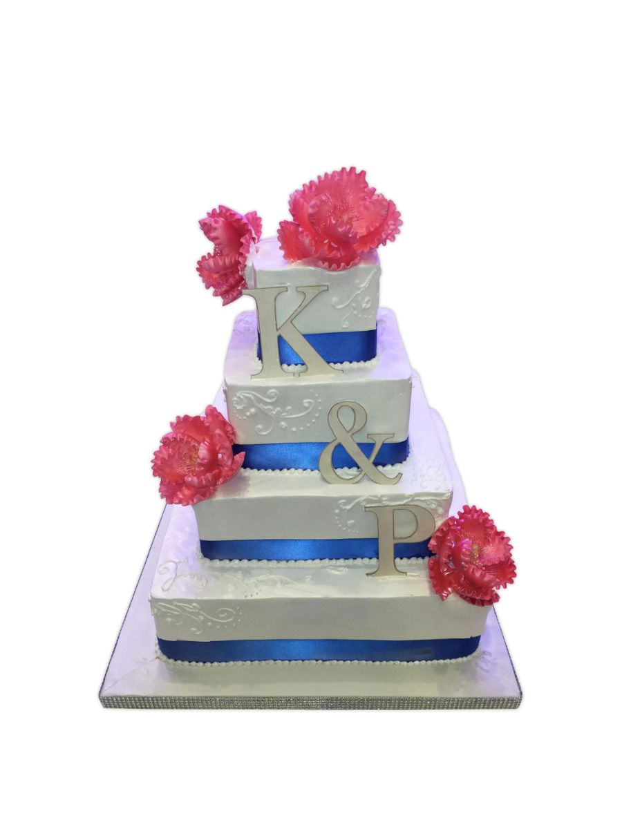 K & P Wedding Cake