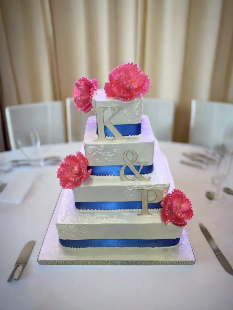 K & P Wedding Cake