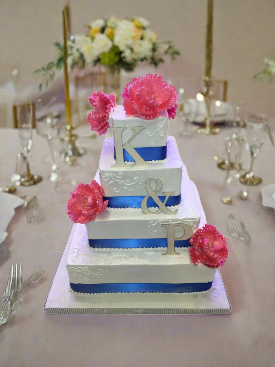 K & P Wedding Cake