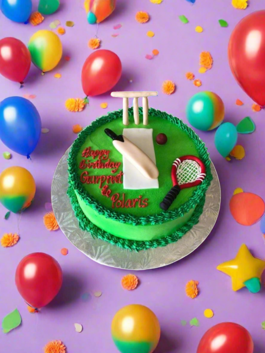 Cricket Birthday Cake