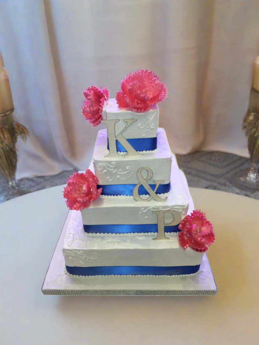 K & P Wedding Cake