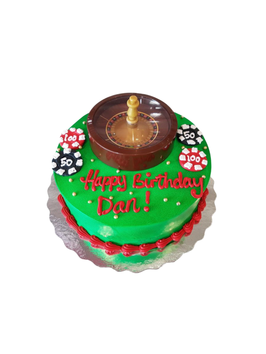 Rapid Roulette Casino Cake