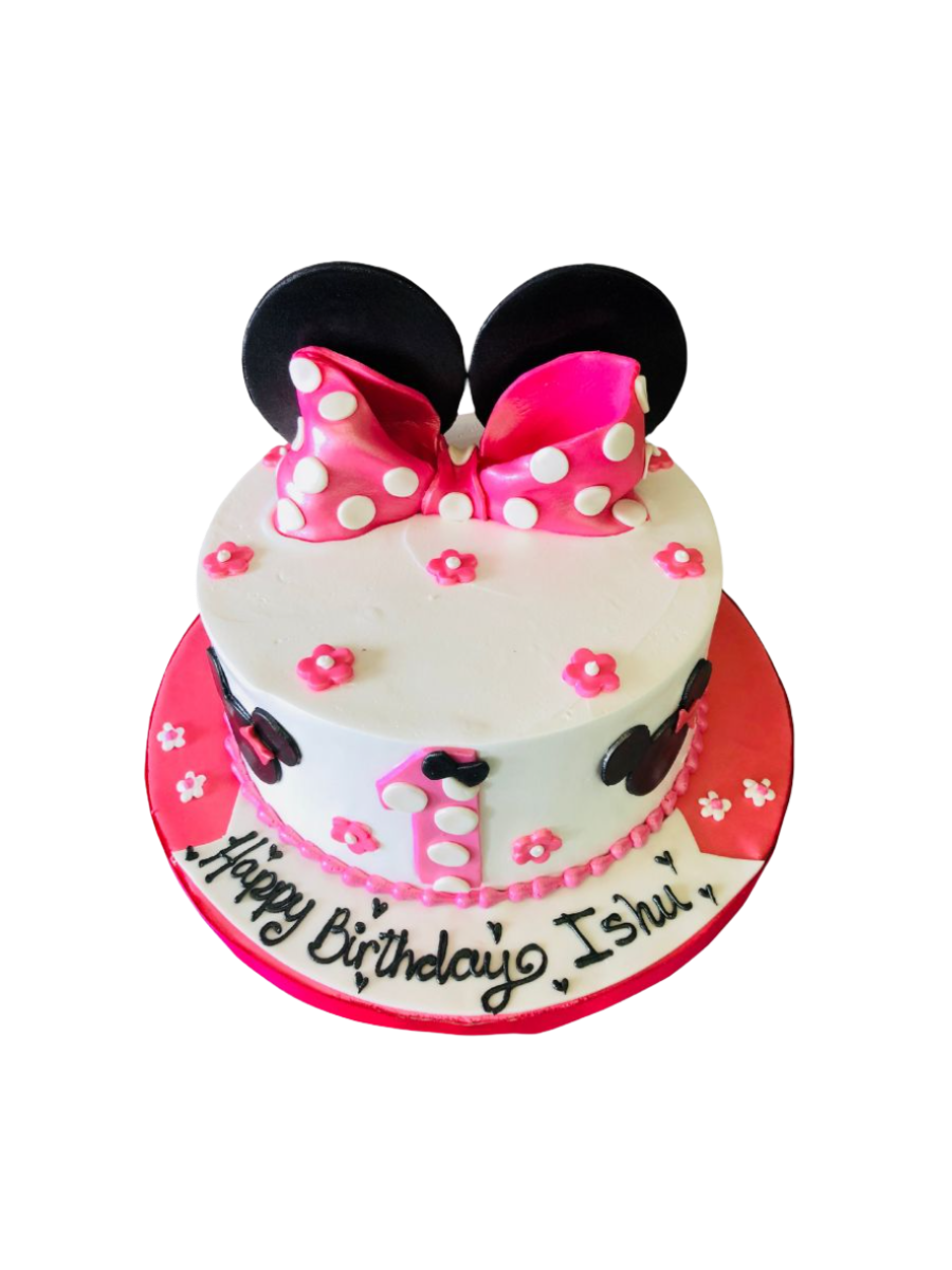 Ishu Minnie Fondant Cake