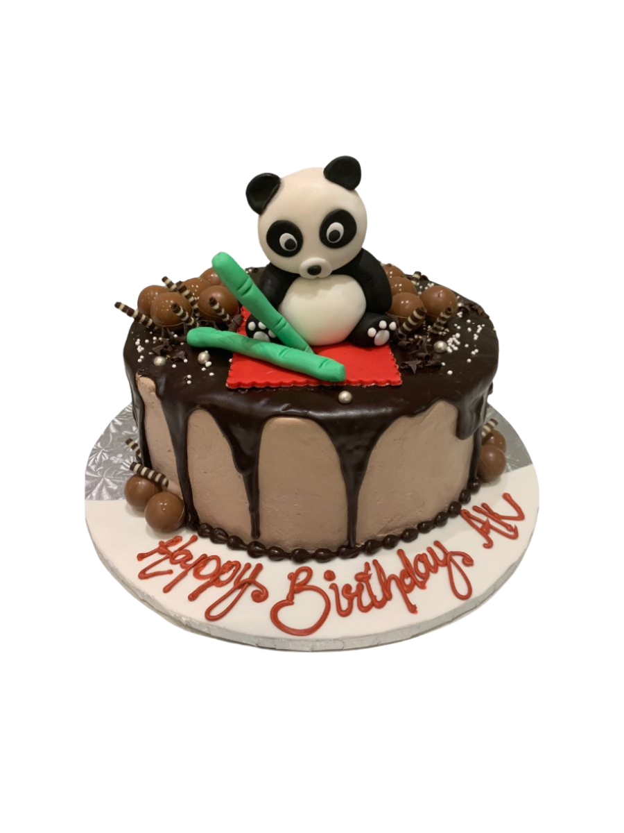 Panda Chocolate Birthday Cake