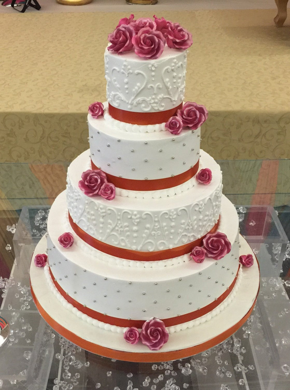 Nadia Wedding Cake - Rashmi's Bakery