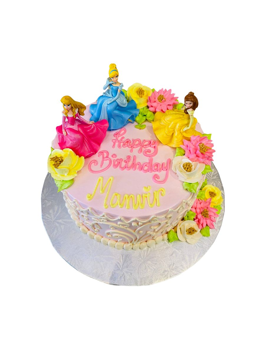 Disney Princess Cream Cake