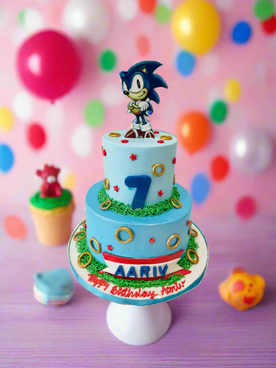 Aariv Sonic Cream Tiered Cake
