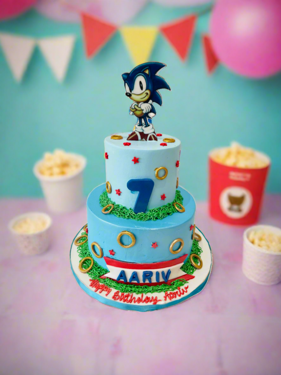 Aariv Sonic Cream Tiered Cake
