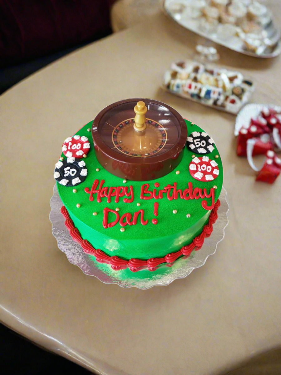 Rapid Roulette Casino Cake
