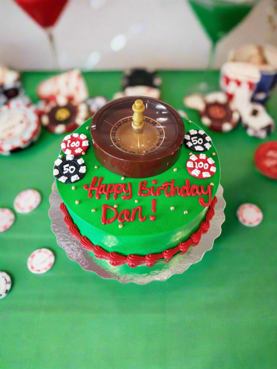 Rapid Roulette Casino Cake