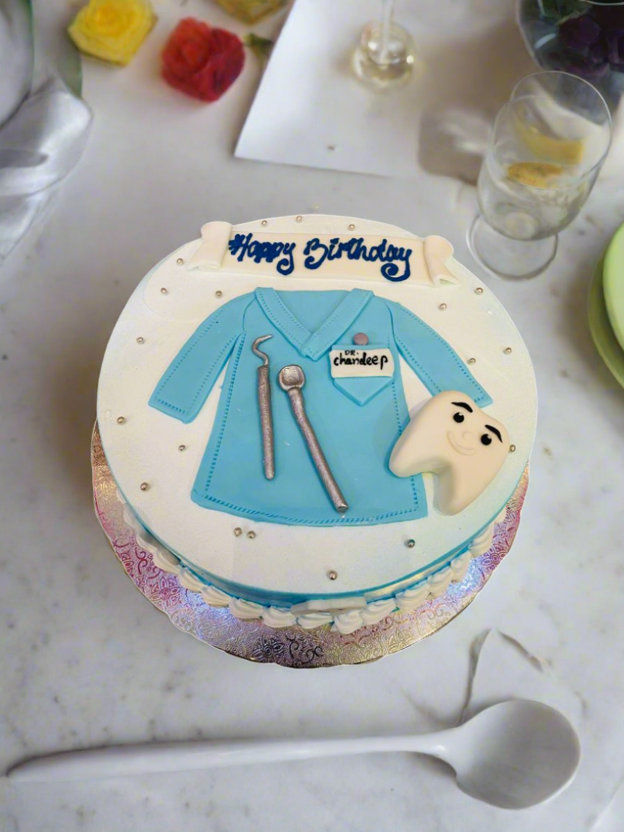 Dental Cream Cake