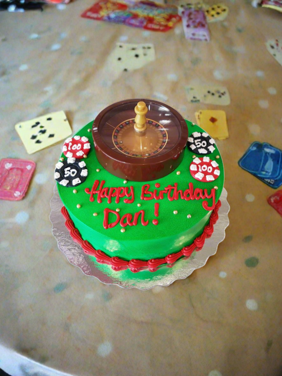 Rapid Roulette Casino Cake