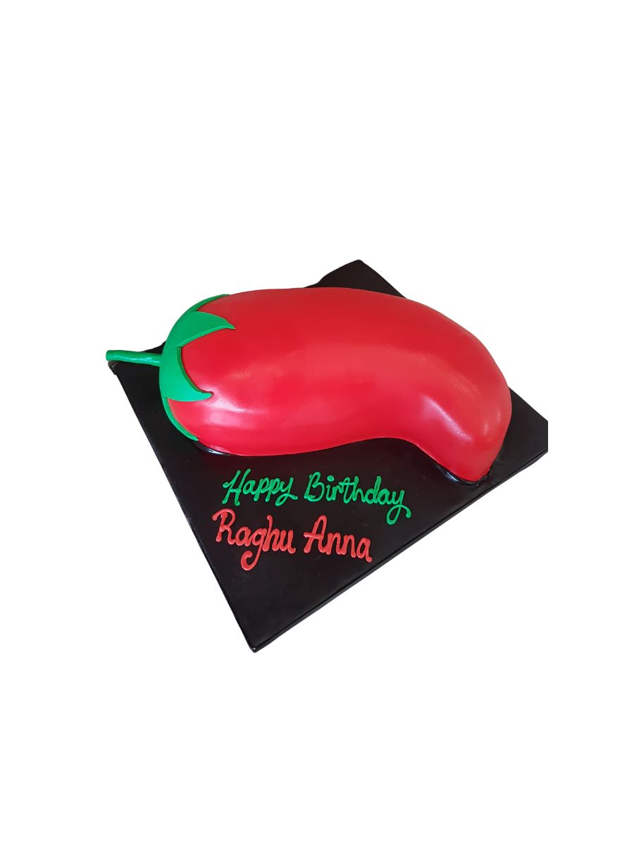 Red Chilly Molded Cake
