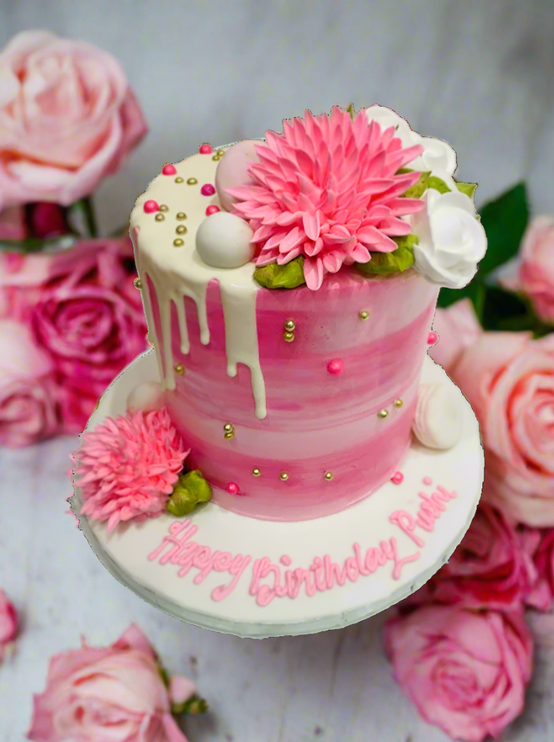 Palvi Cream Flower Cake
