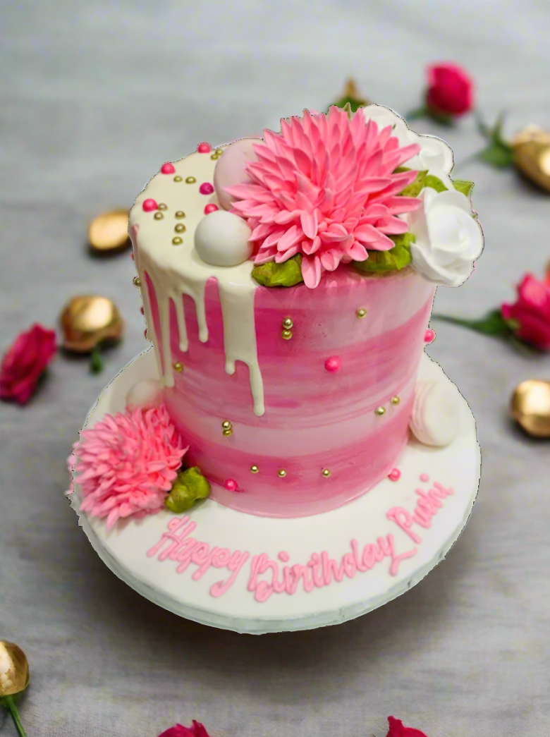 Palvi Cream Flower Cake