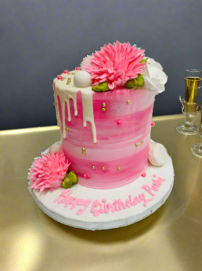 Palvi Cream Flower Cake