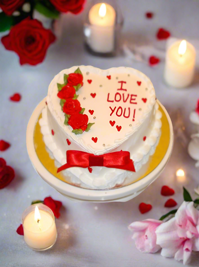 Valentine Heart Cake
