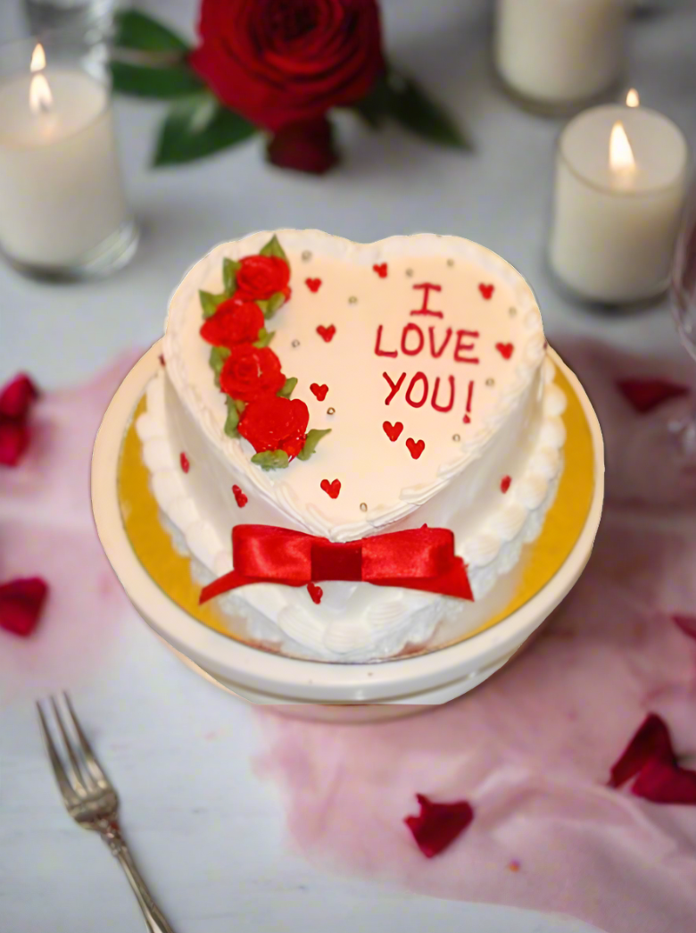 Valentine Heart Cake