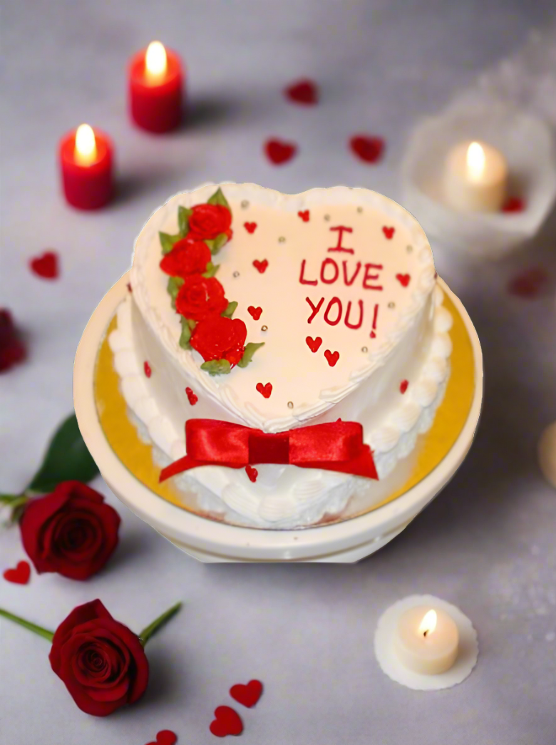 Valentine Heart Cake