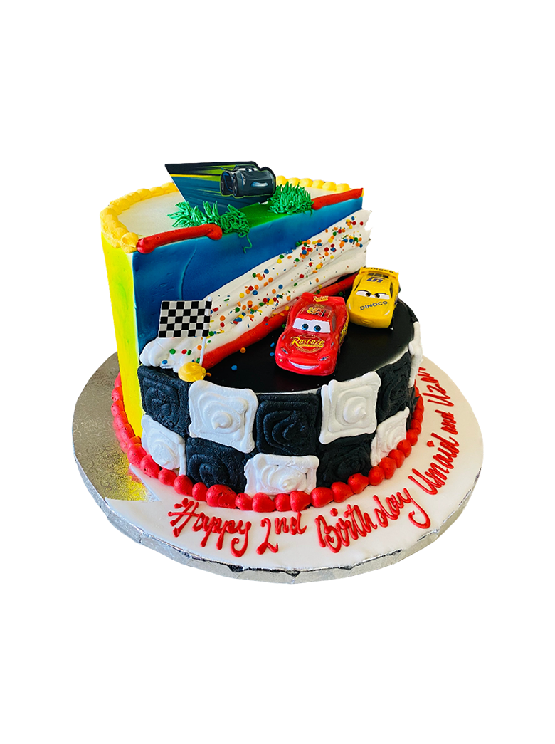 Cars Stage Cake