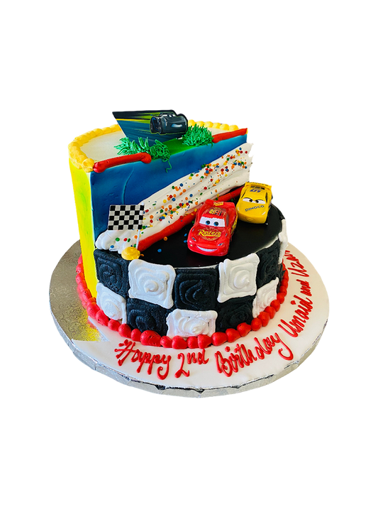 Cars Stage Cake