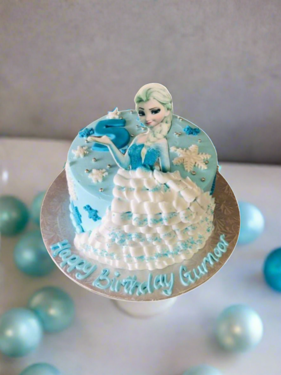 Gurnoor Frozen Birthday Cake