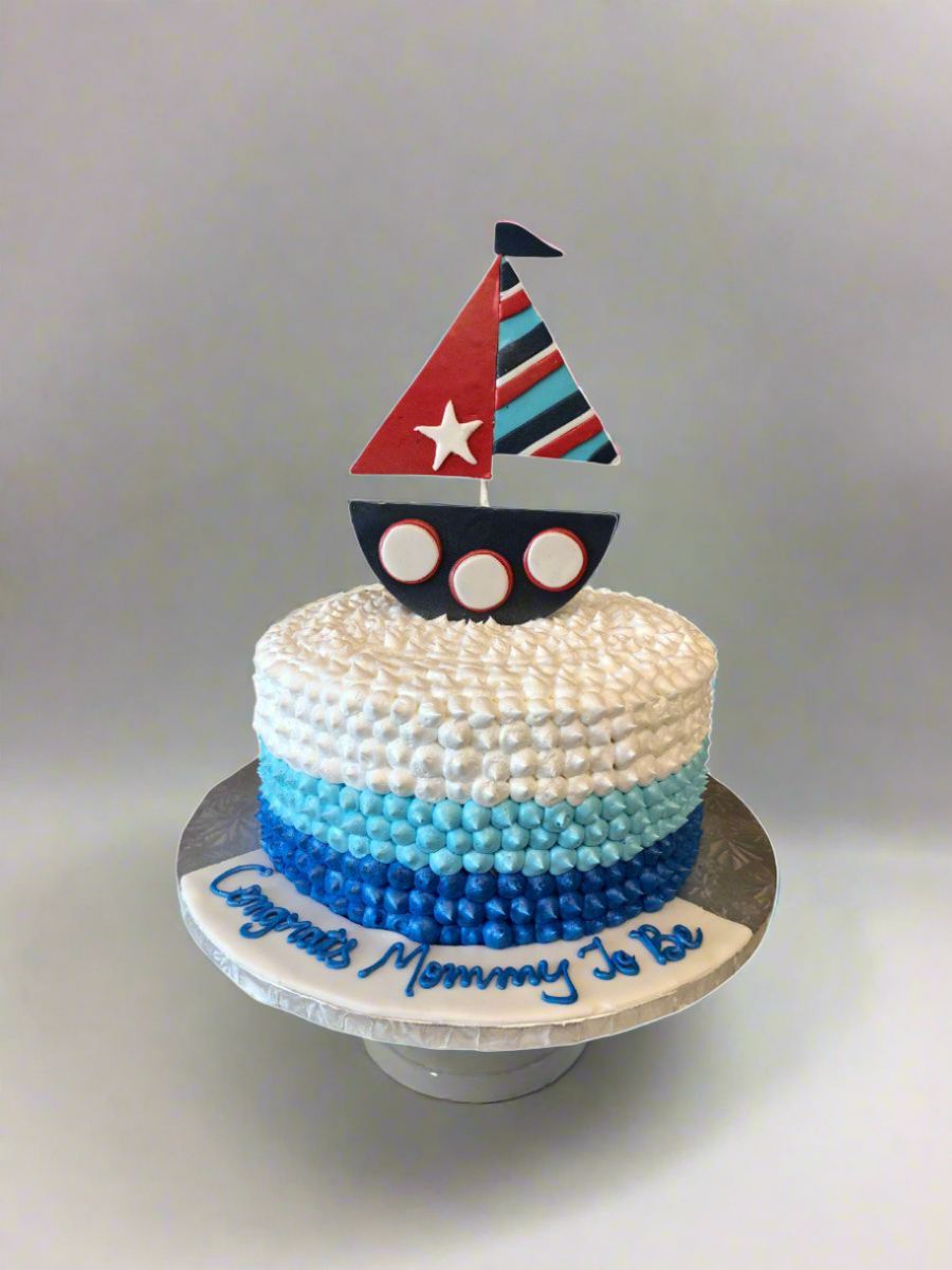 Sailing Boat Birthday Cake