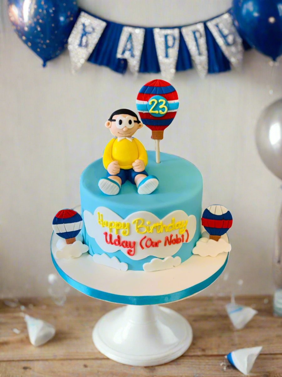 Nobita Fondant Cake