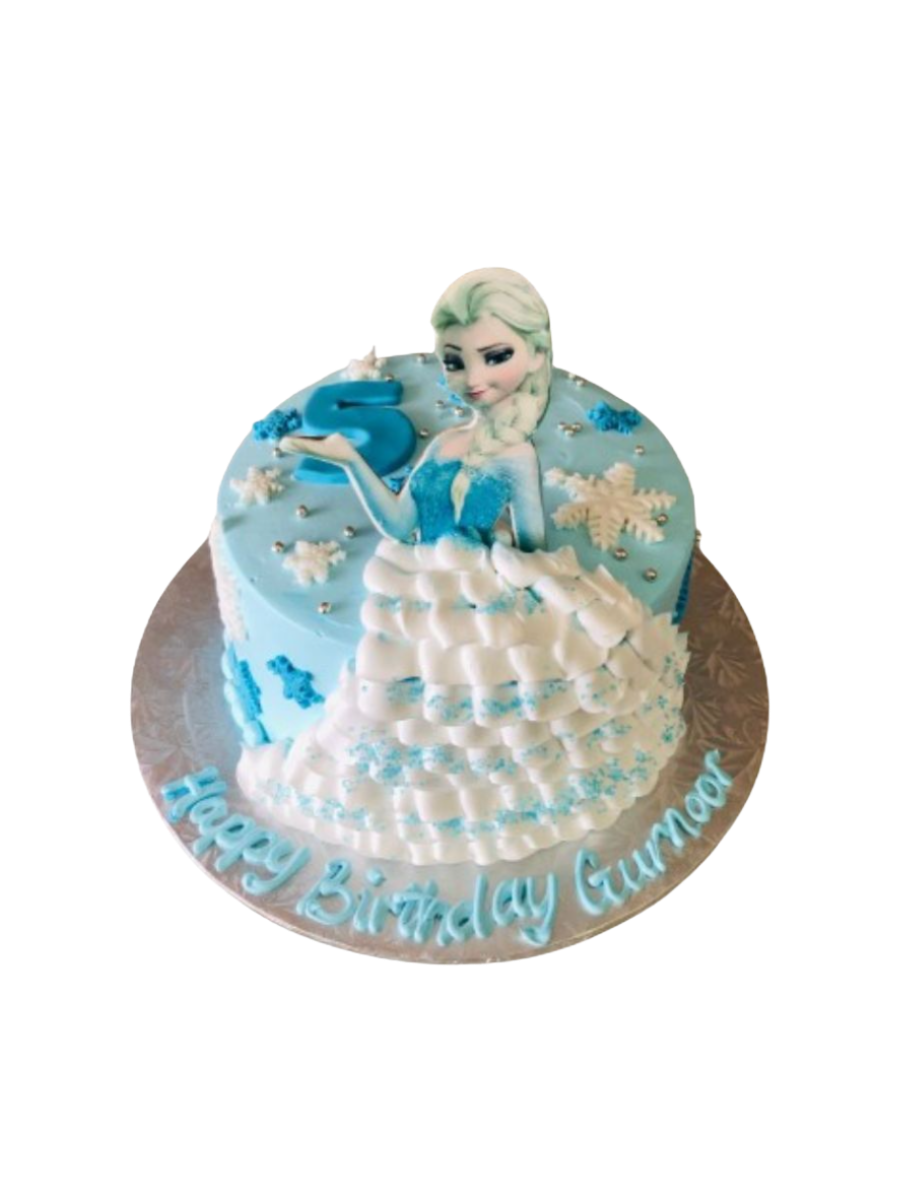 Gurnoor Frozen Birthday Cake